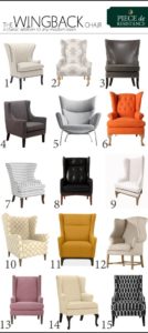 wing back chairs